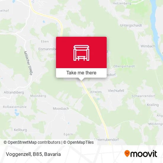 Карта Voggenzell, B85