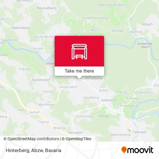 Карта Hinterberg, Abzw