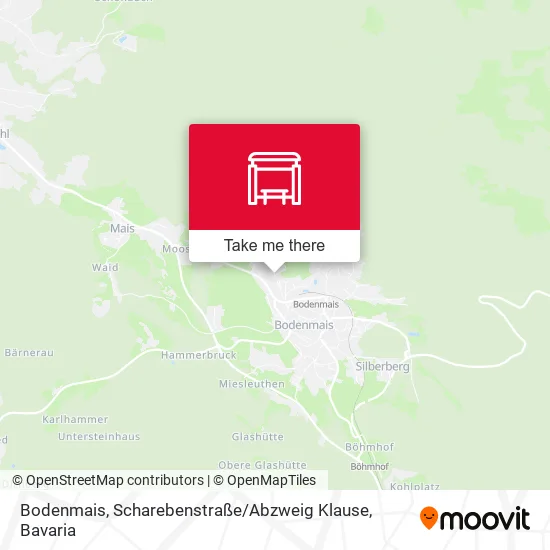 Карта Bodenmais, Scharebenstraße / Abzweig Klause