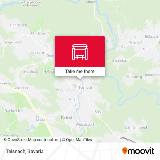 Карта Teisnach