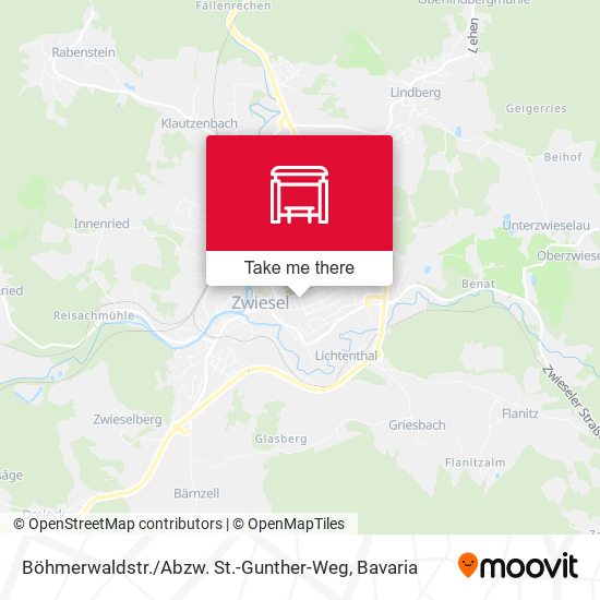 Böhmerwaldstr. / Abzw. St.-Gunther-Weg map