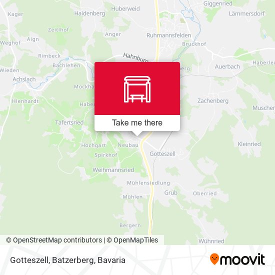 Карта Gotteszell, Batzerberg