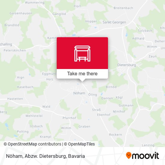 Nöham, Abzw. Dietersburg map