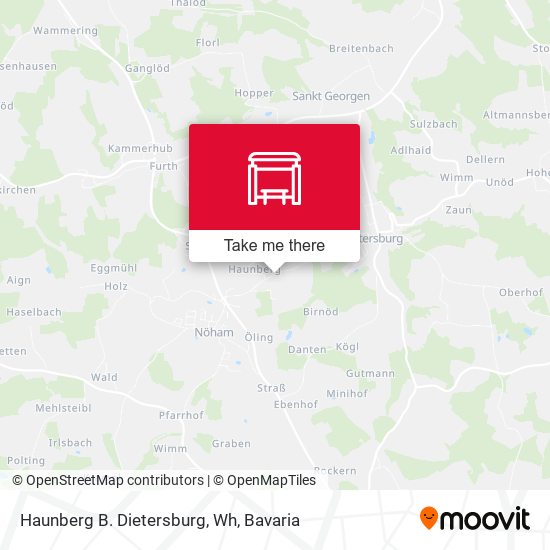Haunberg B. Dietersburg, Wh map