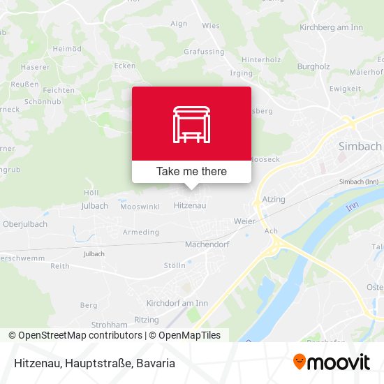Hitzenau, Hauptstraße map