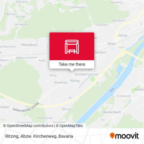 Ritzing, Abzw. Kirchenweg map