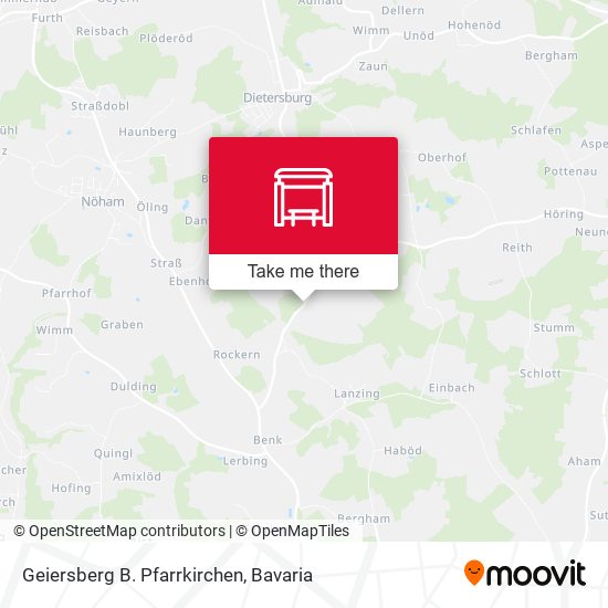 Geiersberg B. Pfarrkirchen map