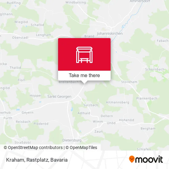 Карта Kraham, Rastplatz