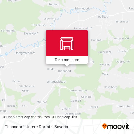 Thanndorf, Untere Dorfstr. map