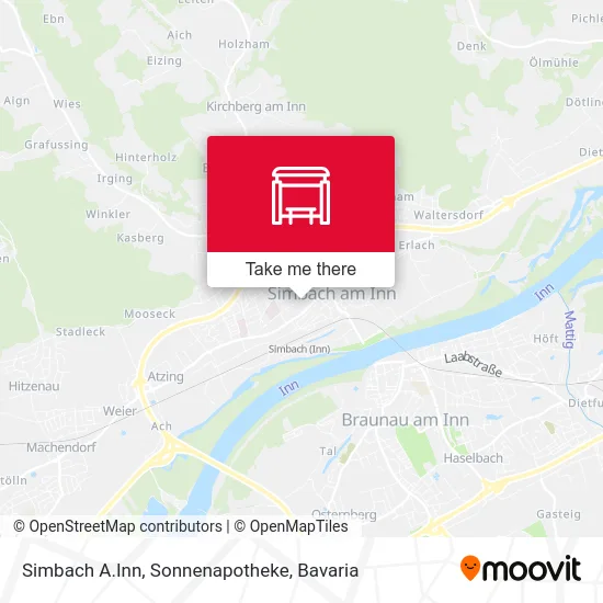 Карта Simbach A.Inn, Sonnenapotheke