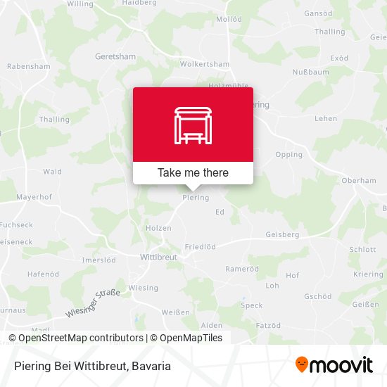 Piering Bei Wittibreut map