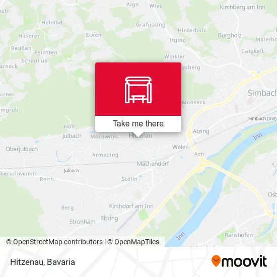 Карта Hitzenau