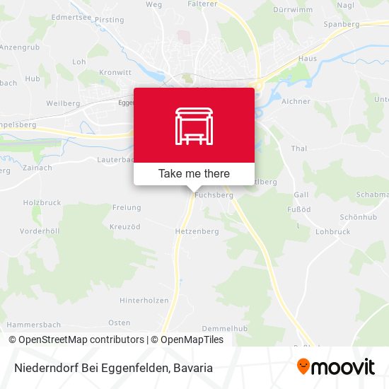 Niederndorf Bei Eggenfelden map