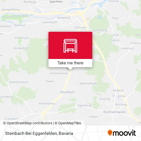 Steinbach Bei Eggenfelden map