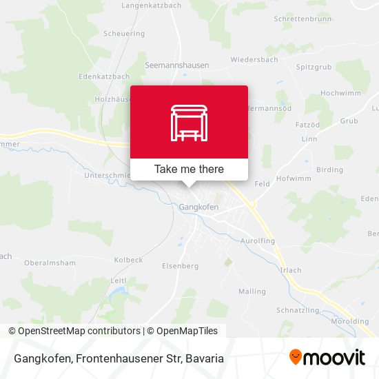 Gangkofen, Frontenhausener Str map