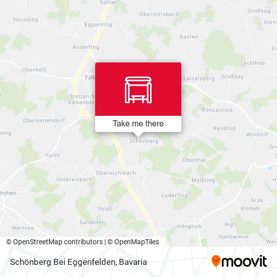 Schönberg Bei Eggenfelden map