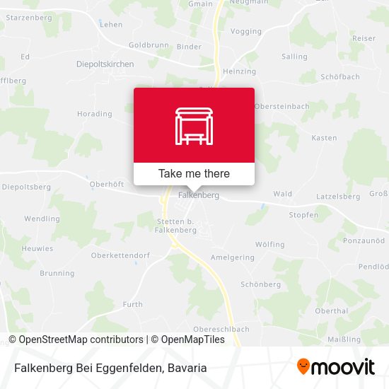Falkenberg Bei Eggenfelden map