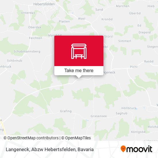 Langeneck, Abzw Hebertsfelden map