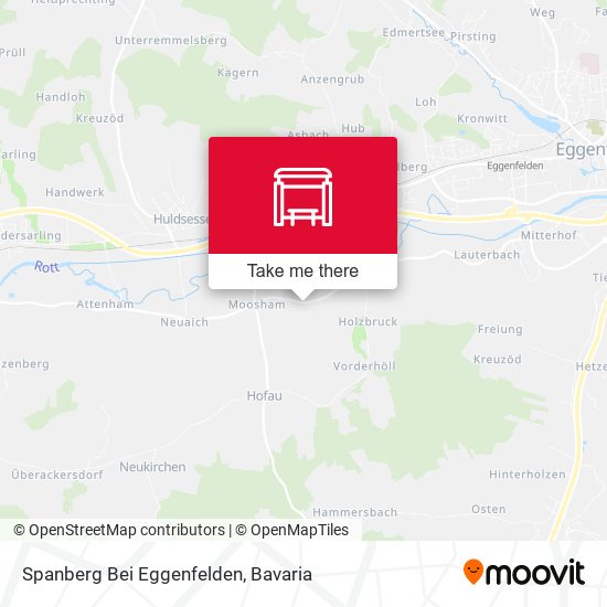 Spanberg Bei Eggenfelden map