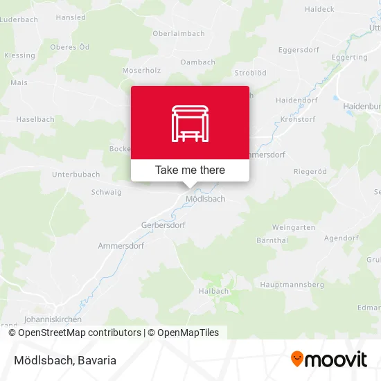 Карта Mödlsbach