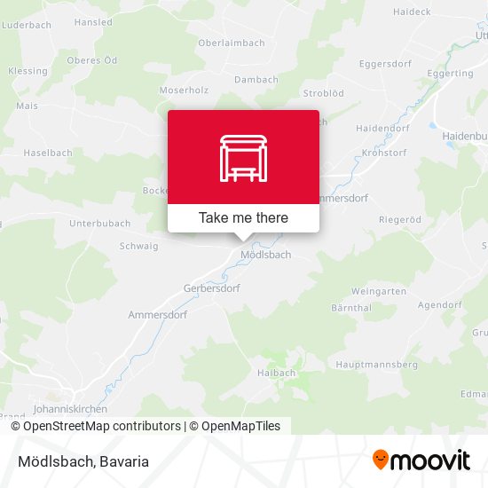 Карта Mödlsbach