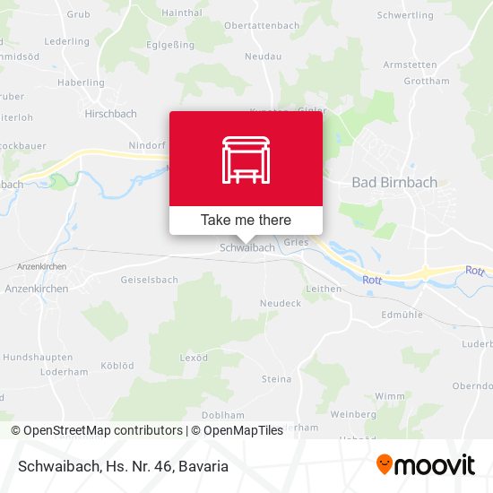 Schwaibach, Hs. Nr. 46 map