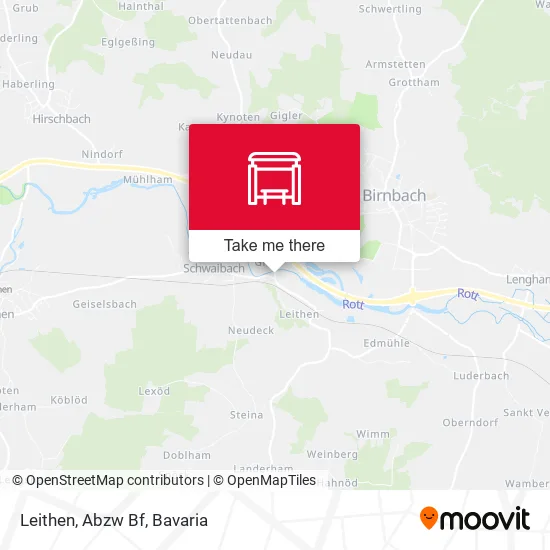 Карта Leithen, Abzw Bf