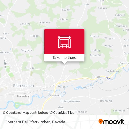 Oberham Bei Pfarrkirchen map