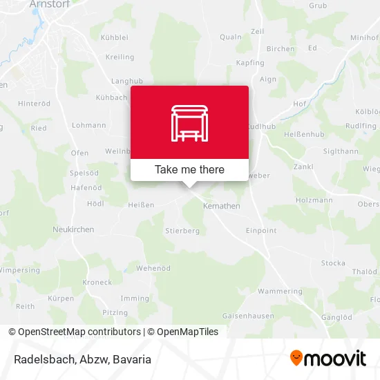 Карта Radelsbach, Abzw