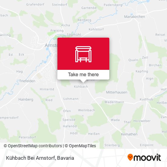 Kühbach Bei Arnstorf map