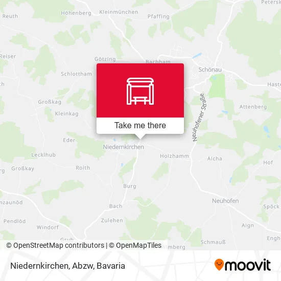 Карта Niedernkirchen, Abzw