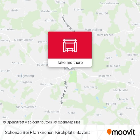 Schönau Bei Pfarrkirchen, Kirchplatz map