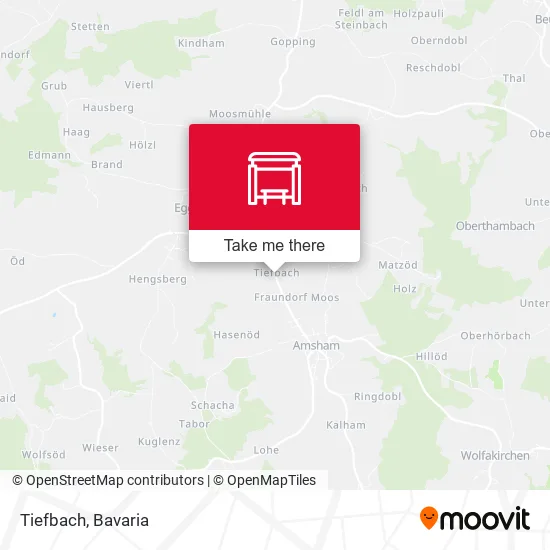 Карта Tiefbach