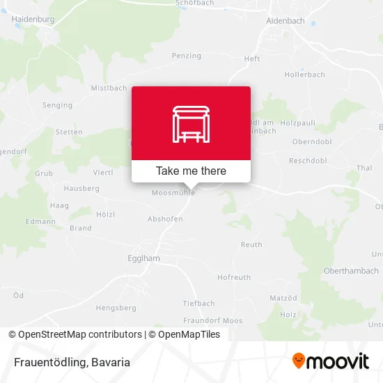 Карта Frauentödling