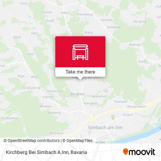 Kirchberg Bei Simbach A.Inn map