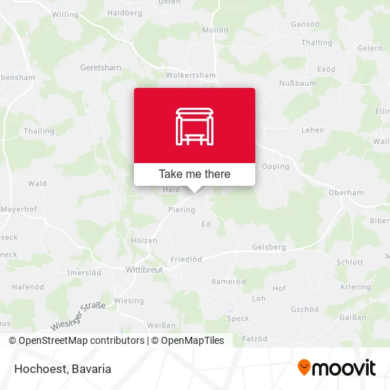 Карта Hochoest