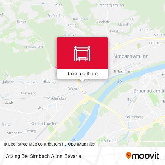 Atzing Bei Simbach A.Inn map