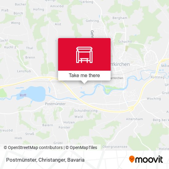 Postmünster, Christanger map