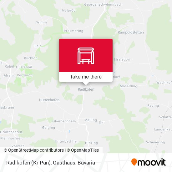Radlkofen (Kr Pan), Gasthaus map