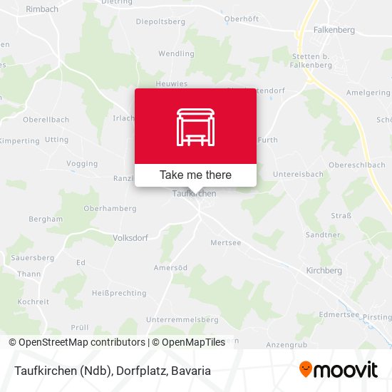 Taufkirchen (Ndb), Dorfplatz map