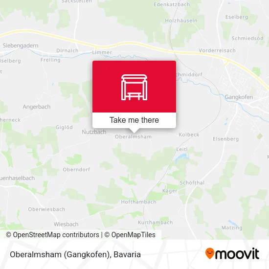 Карта Oberalmsham (Gangkofen)
