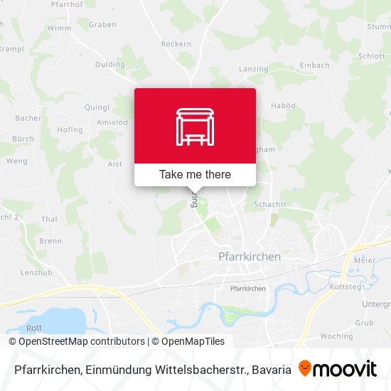 Pfarrkirchen, Einmündung Wittelsbacherstr. map