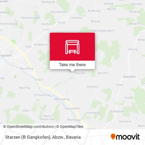 Starzen (B Gangkofen), Abzw. map