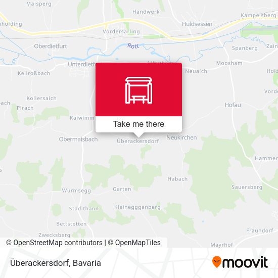 Карта Überackersdorf