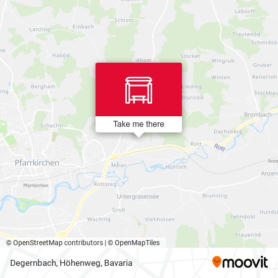 Degernbach, Höhenweg map
