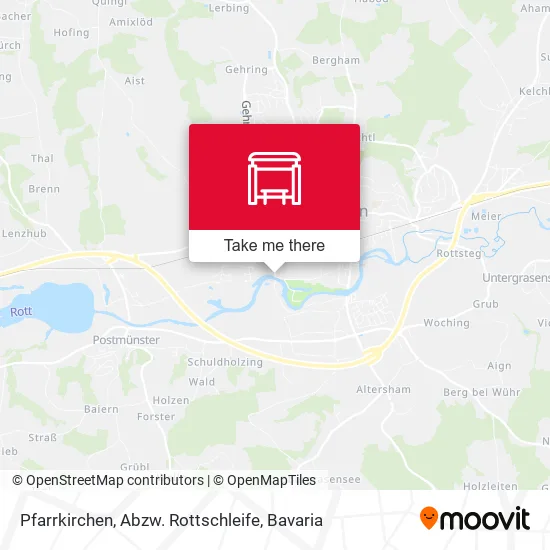 Карта Pfarrkirchen, Abzw. Rottschleife
