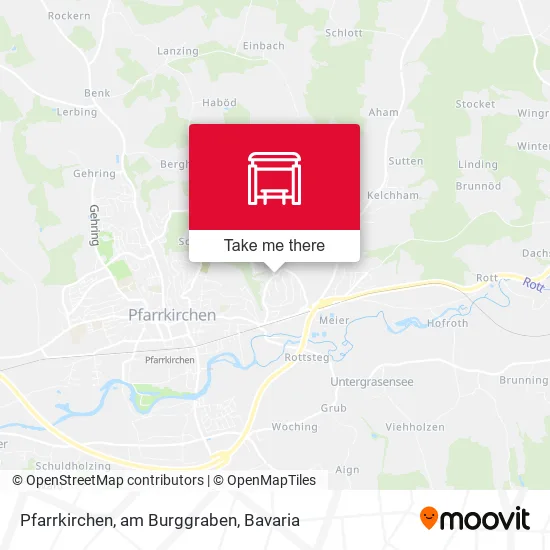 Карта Pfarrkirchen, am Burggraben