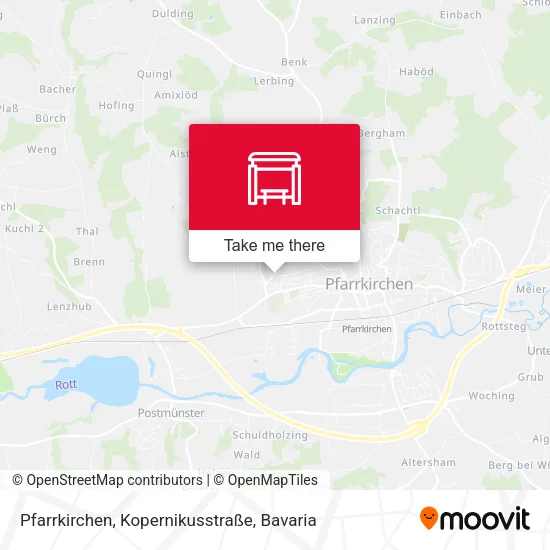 Карта Pfarrkirchen, Kopernikusstraße