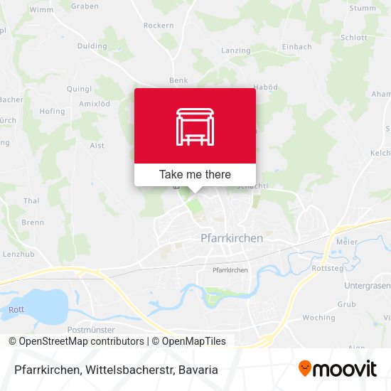 Pfarrkirchen, Wittelsbacherstr map