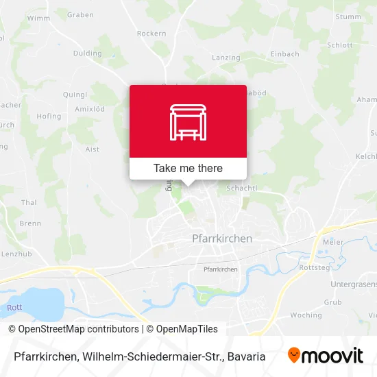 Карта Pfarrkirchen, Wilhelm-Schiedermaier-Str.